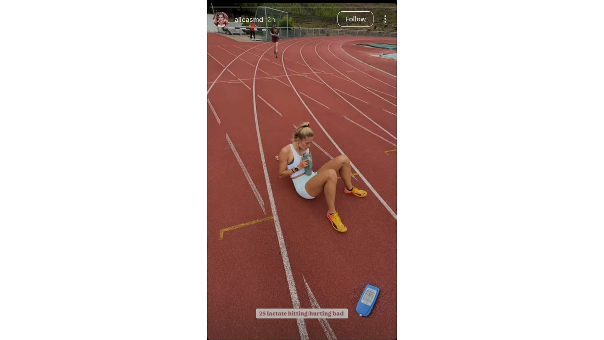 Schmidt's intense training glimpses (Image via: Schmidt's Instagram)
